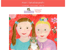 Tablet Screenshot of maritakabayashi.com